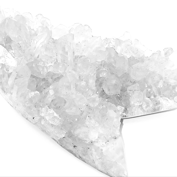 Quartz crystal natural mineral specimen hand carved Bat his name is COVID 19 - Picture 3 of 4